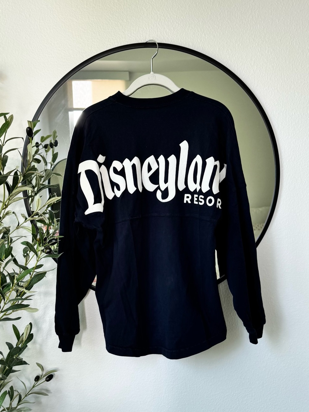Disneyland Resort Parks Navy Spirit Jersey  Graphic Long Sleeve, XS